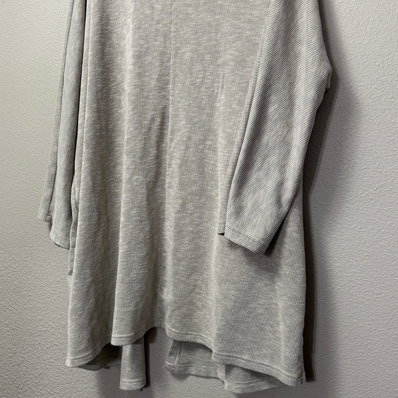 DONNI. Open Front Ribbed Cardigan - Picture 10 of 13